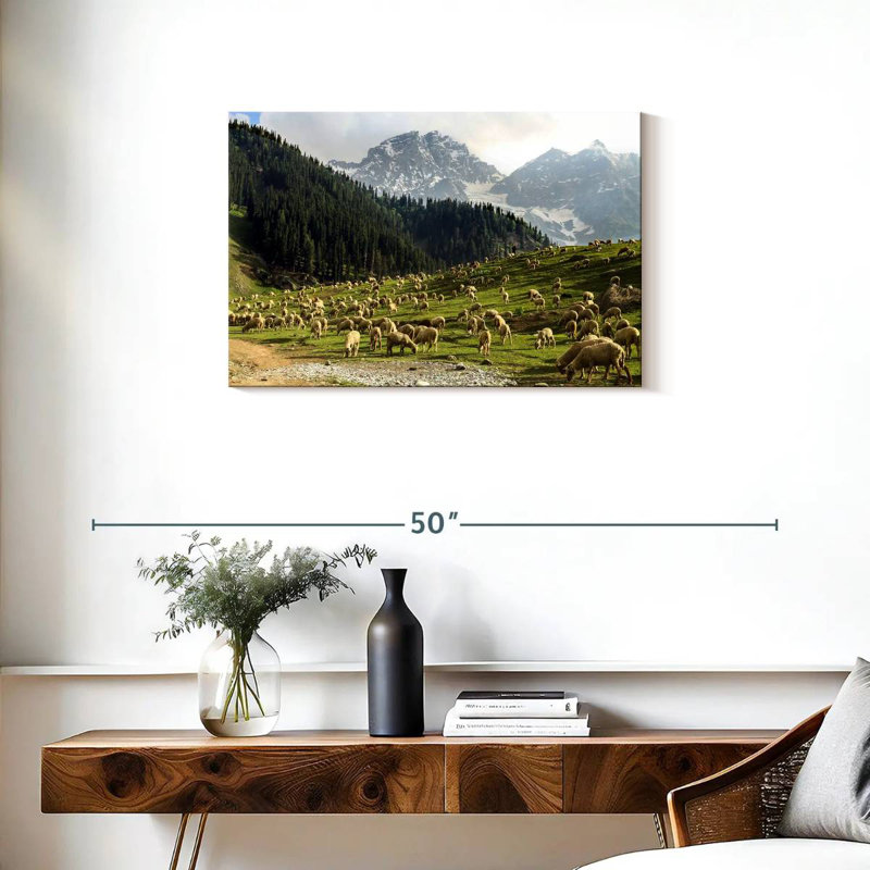 Kashmir Valley Sheep, 20" H x 30" W