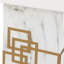 Lampe de table 24,5 po blanc / or