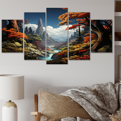 Redwood Tree Eternal Giants - Tree Redwood Wall Art Print - 5 Panels