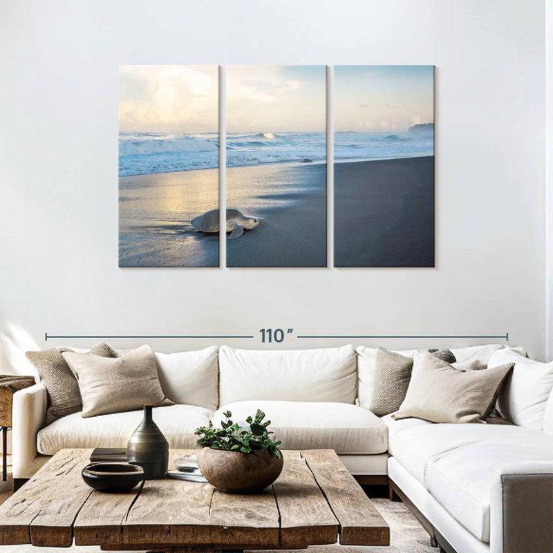 Turtles From The Sea, 48" H x 74" W