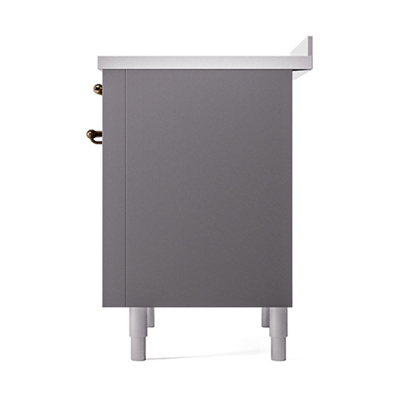 ILVE Nostalgie II Noblesse 36 po à induction, Graphite mat / bronze