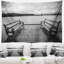 Banc en polyester sur pont par tapisserie d’eau avec accessoires suspendus inclus-28489738