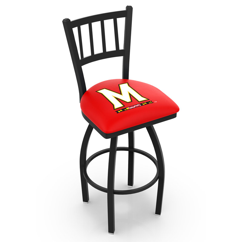 Tabouret de comptoir pivotant de 25 po NCAA, 30 po de hauteur, Maryland
