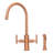 Double Handle Kitchen Faucet With Side Spray-70944579