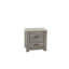 Table de chevet en chêne gris 23,61 po x 17,04 po 25,48 po, bois 24 po 17 po 25 po, fabrication de qualité