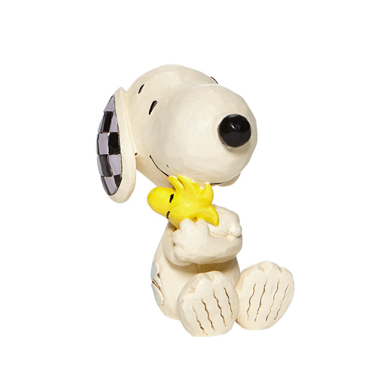Peanuts by Jim Shore Mini Snoopy and Woodstock Figurine 2.5in H