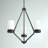 3 - Light Dimmable Geometric Chandelier-1231545419