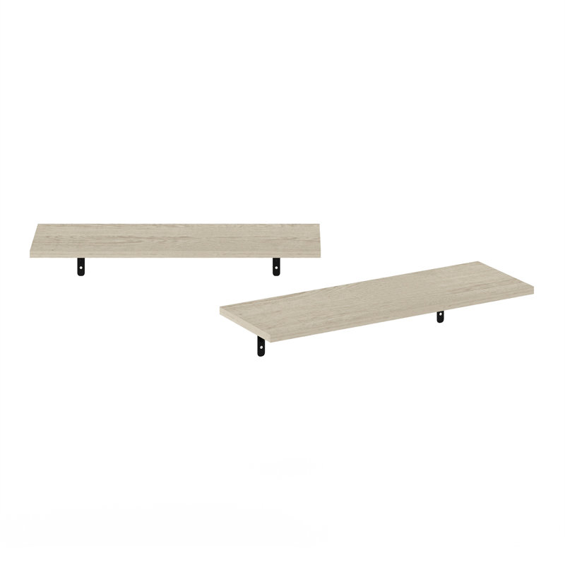 Authement Floating Shelf, Pine Oak, 0.59" H x 23.62" W x 7.8" D