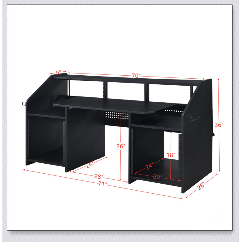 Annette Music Desk, Black