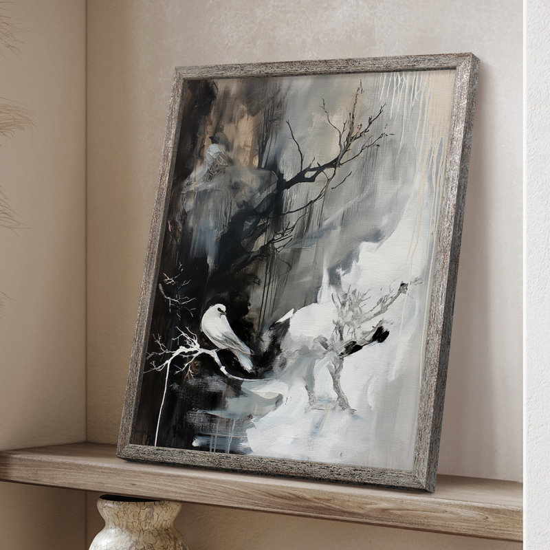 ANIMALS Series Lxxx, reproduction encadrée - bois massif, H 30 po x l 24 po