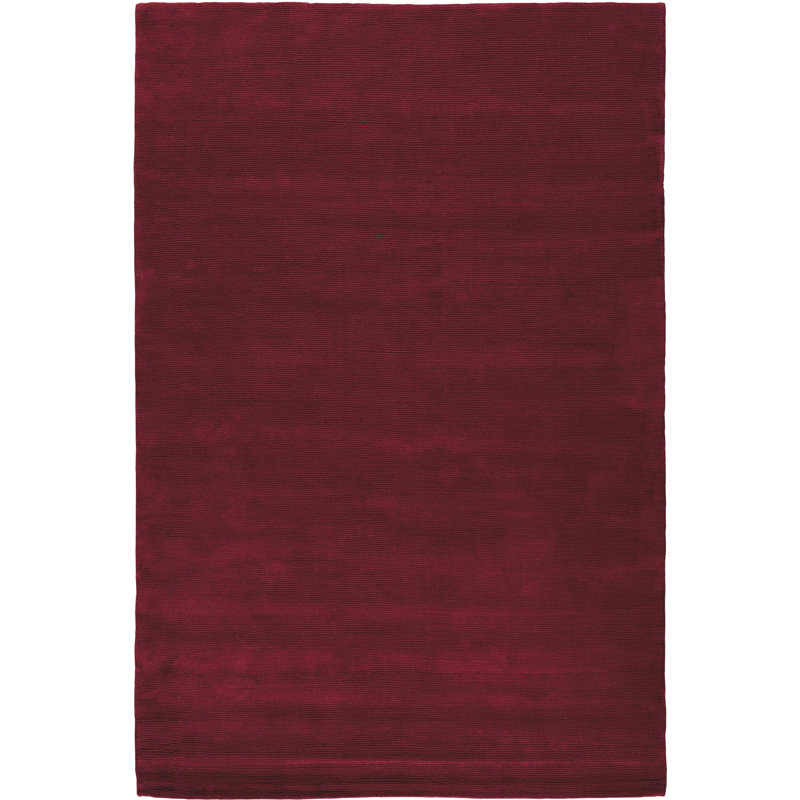 Farrow & Ball Cut & Loop Stripe Keepers Red Area Rug, Rectangle 5' x 7'6"