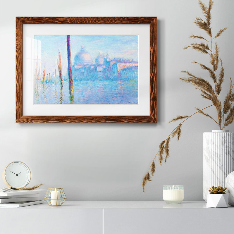 Le Grand Canal à Venise, 1908 04, Érable, H 26 po x l 38 po x P 1,5 po