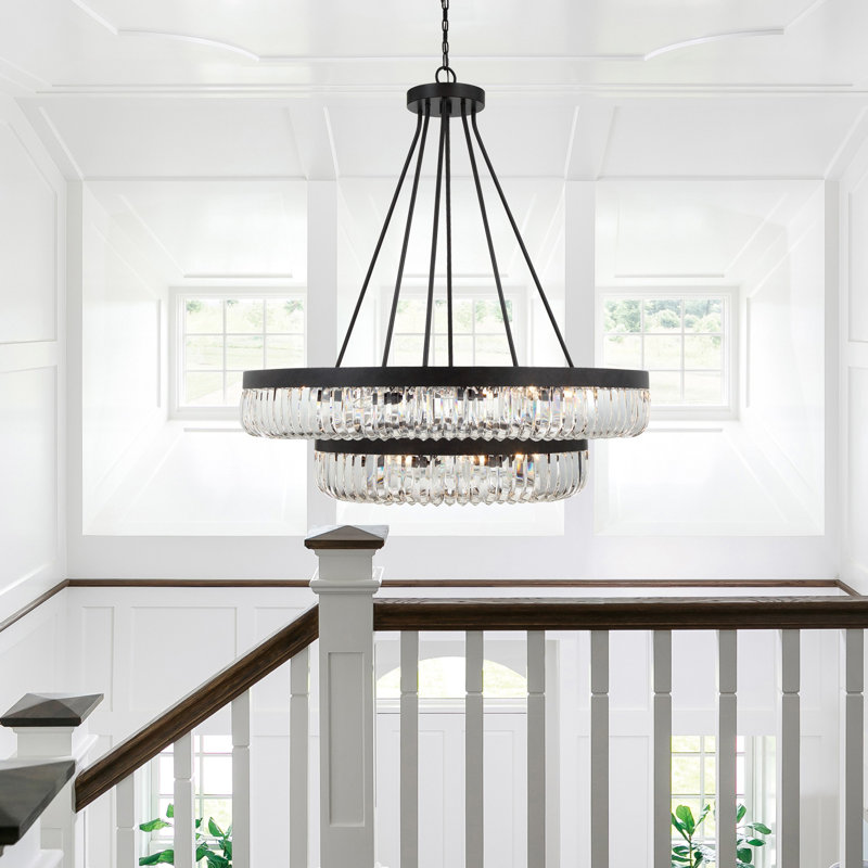 Tyahna 26 - Light Unique / Statement Tiered Chandelier