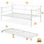 Metal Daybed with Trundle-1977123843
