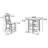 5-Pcs Counter Height Dining Set-960568637