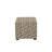 Merton By Everly Quinn Upholstered Cube Ottoman - Modern, Contemporary Home Decor - Elegant Footrest, Stool Seat - Espresso Legs -  - Minimal Assembly Required