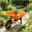 Chariot à deux roues en acier pour jardin vert 15 pouces-129224148