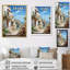 Spain Azure Coastline Village V - Spain Wall Art Living Room-91292576-91292578