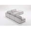 Canapé modulaire rembourré 5 pièces avec repose-pieds Nuccio-131637173