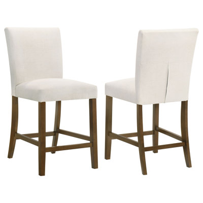 Chaise de salle à manger rembourrée Paxton beige (ensemble de 2)