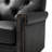 Stratton 31"W Transitional Genuine Leather Swivel Rocker Chair with Tufted Back and Nailhead Trim-234882753