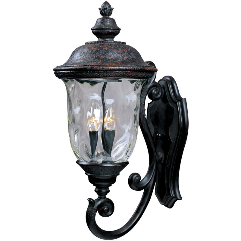 Lanterne murale d'extérieur en verre martelé Islington, Petit (H 26,5 po x l 12,5 po x P 15,5 po)