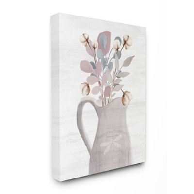 " Flower Jars Neutral Painting "