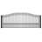 Steel Single Swing Driveway Gate - ST. LOUIS Style-474155077