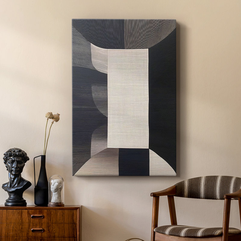 ABSTRACT Series DCLXV - Cavas de galerie sur mesure, H 18 po x l 12 po