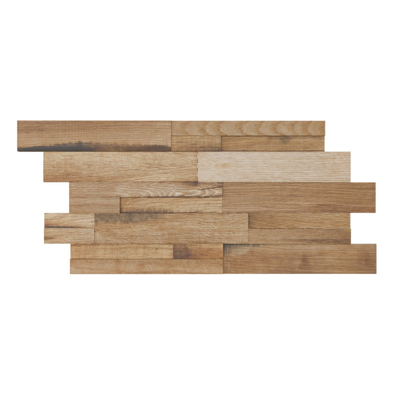 Oak Dry Stack Wood Mosaic Wall Tile for Wall and Ceiling