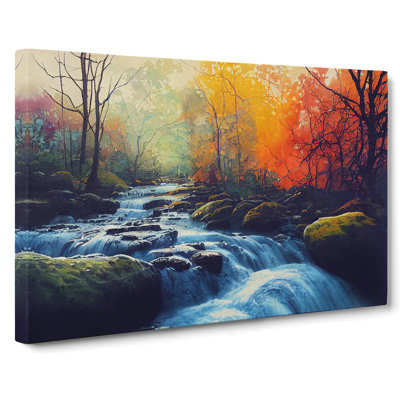 Forest Stream Vol.2 - Wrapped Canvas Print