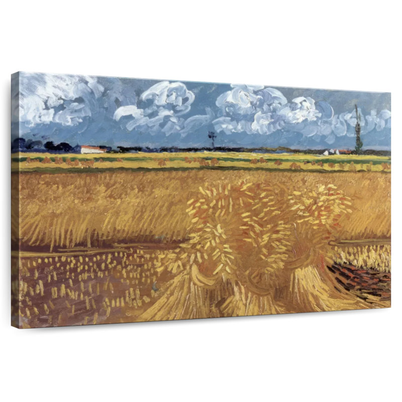 Alvord Wheatfield With Sheaves, 32" H x 48" W