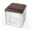 Midway Aviator Leather Ottoman