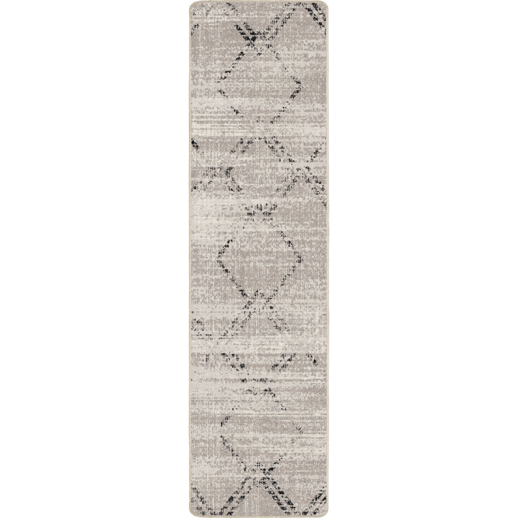 Residency Modern Diamond Geometirc Area Rug
