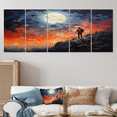 Summit Success Mountain Hicking II - Success 5 Piece Wall Art -  Lark Manor™, 261DDB204A214573BE8EBBCACA6CA83F