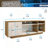 Techni Mobili Contemporary TV Stand For Tvs Up To 70In