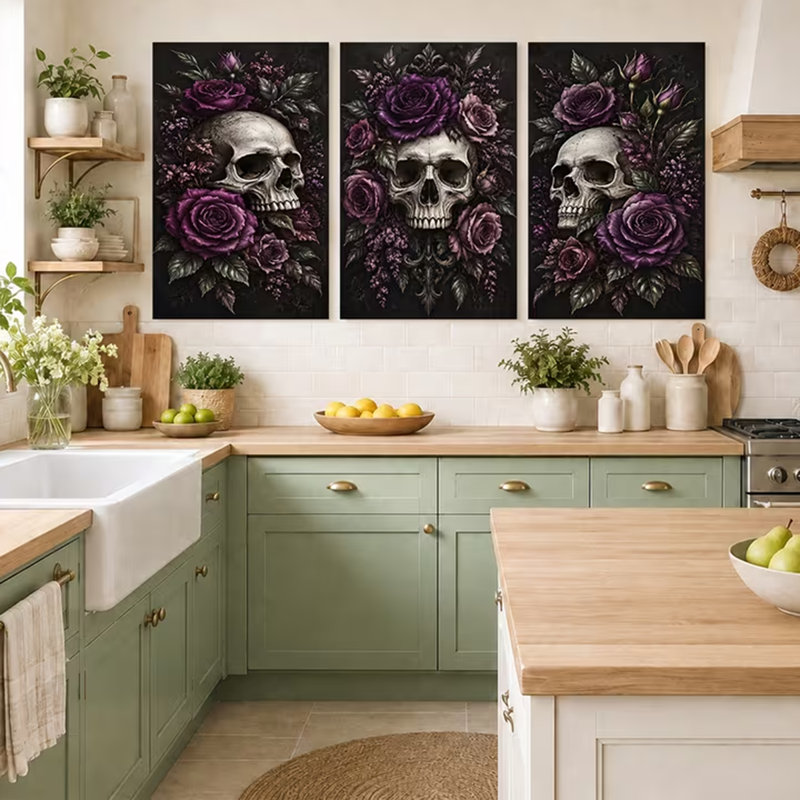 3 Piece Wrapped Canvas Wall Art, 45cm H x 30cm W