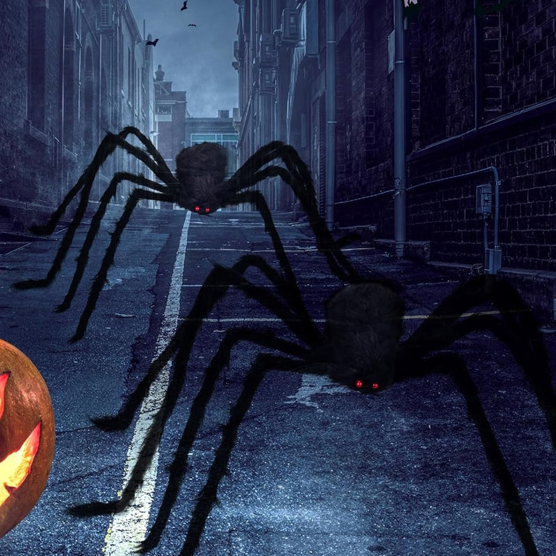 Halloween Spider Decorative Accent, 49" W