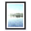 Trees Reflecting in a Lake in North Carolina - Picture Frame Painting Print-56738594-56738596