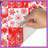 Red Floral Patchwork Bath Mat-1162115505