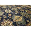 Tapis oriental Indo Karajeh 7 pi 11 po x 9 pi 10 po Navy Tribal