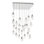 Martini 25 Light Crystal LED Multi-Light Pendant