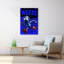 Roller Skating Robot Classic Energetic Playful Wall Art Print by ERM - Wrapped Canvas Print-1673101173