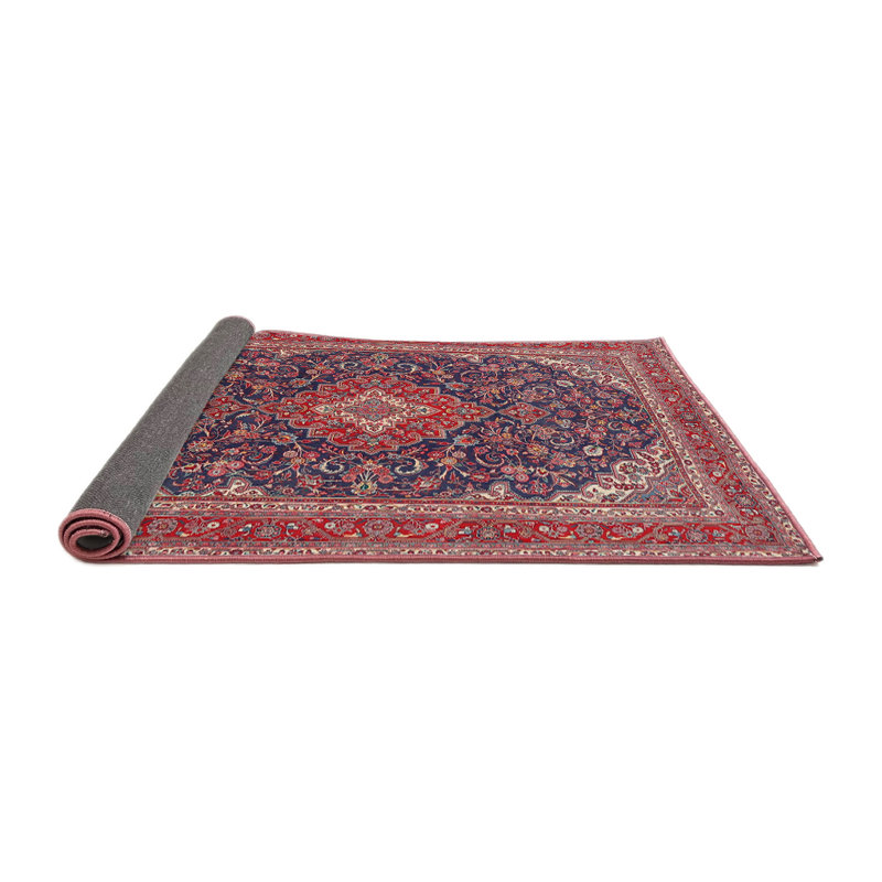 Tapis décoratif rouge oriental Elis, Carré 4 pi