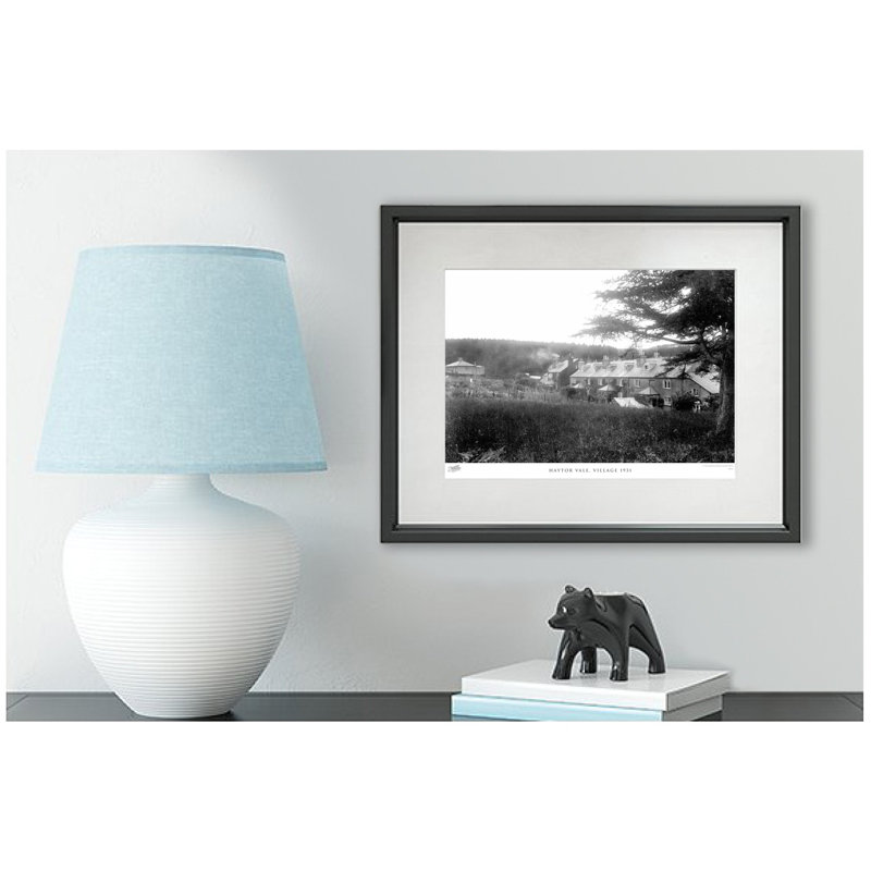 Haytor Vale, Village 1931 - Single Picture Frame Print, 45cm H x 60cm W x 2.3cm D