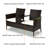 Lutie 2 - Person Patio Conversation Set with Cushions