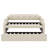 Twin Size  Linen Upholstered Daybed Sofa Bed With Pull-Out Trundle Design-1480252240