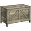 Appeal 30" Grey Storage Box With Hinge - Lift Top Organizer For Bedroom, Entryway, Living Area