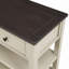 Console avec deux tablettes ouvertes
