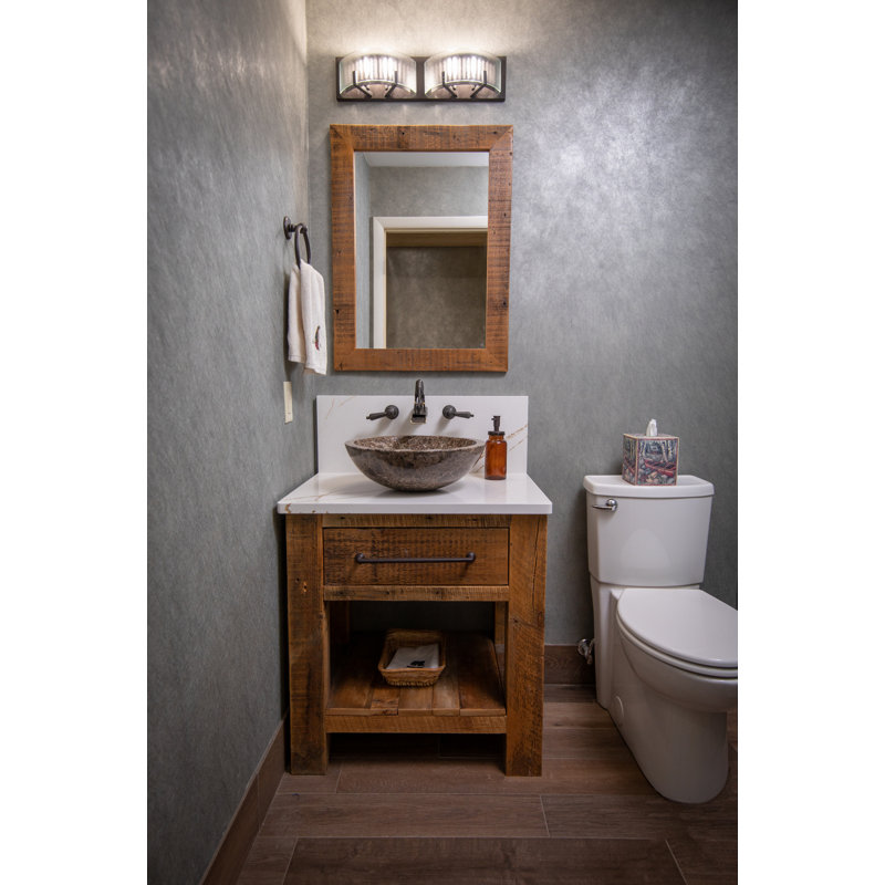 Dark Emperador Marble Circular Bathroom Vessel Sink
